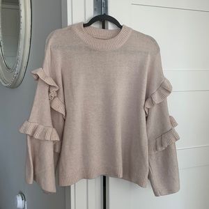 *LIKE NEW* Mudpie Ramsey Ruffle Sweater